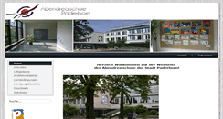 Desktop Screenshot of abendrealschule.lspb.de